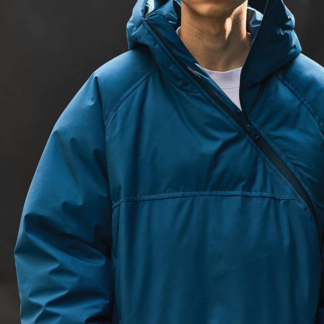 ASYMMETRIC PUFFER COAT
