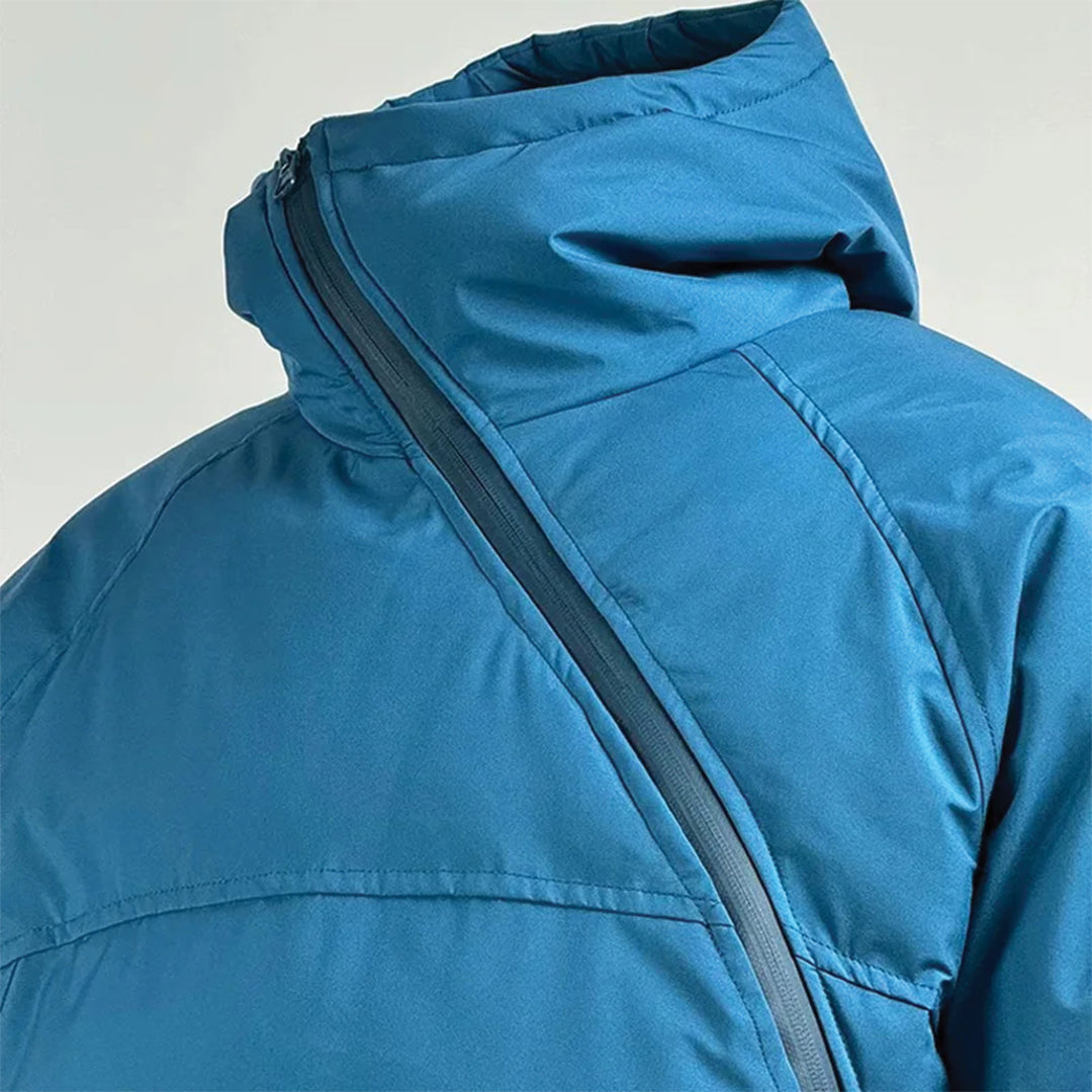ASYMMETRIC PUFFER COAT