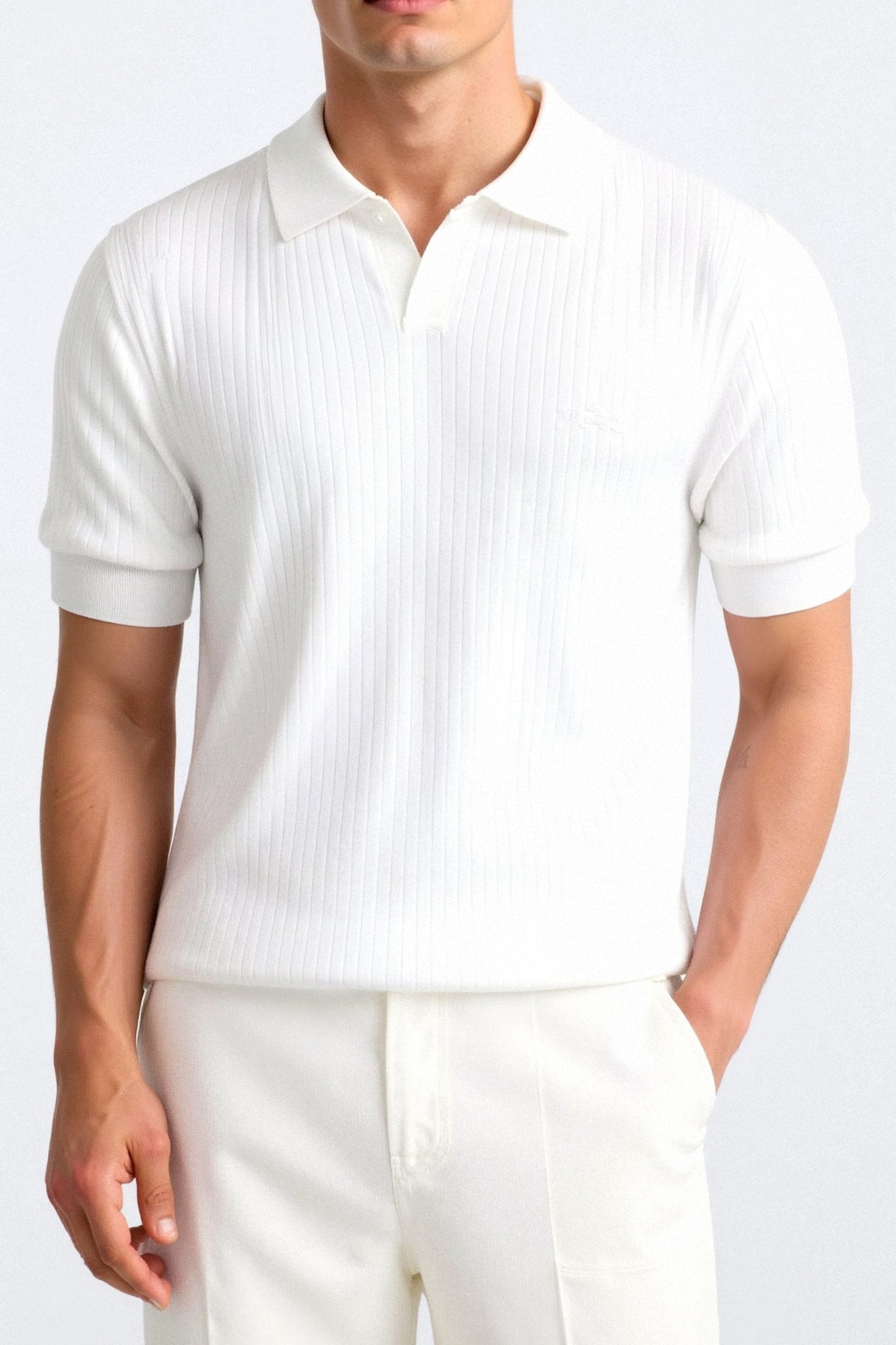 PISA - RIBBED COTTON POLO