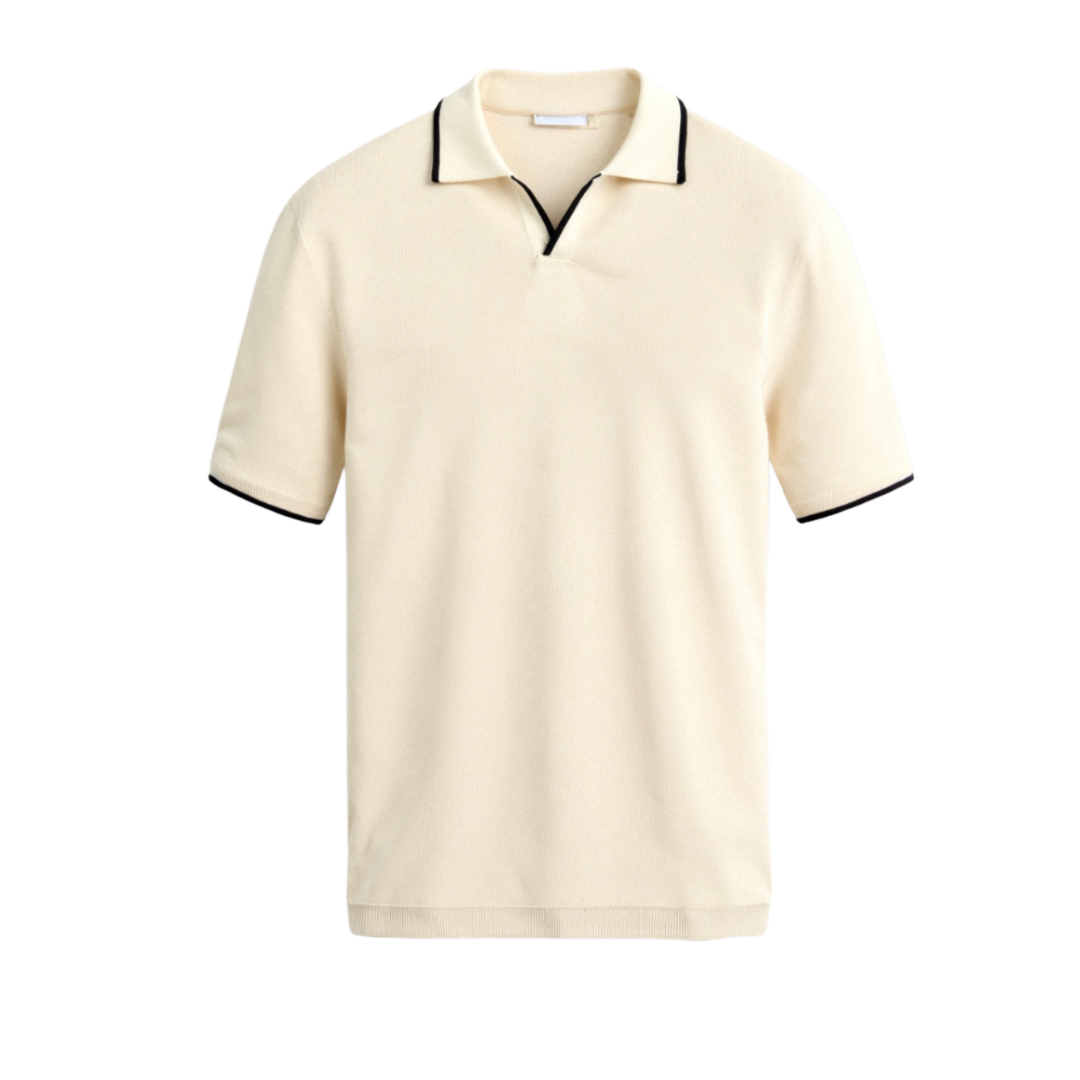 AVEREI CONTRAST SLIM FITTED POLO