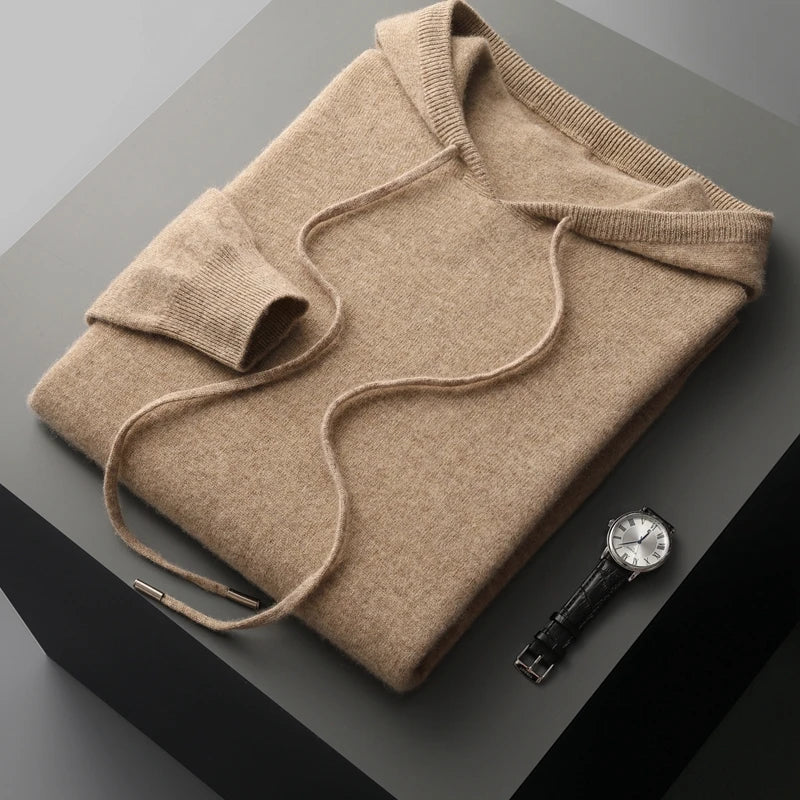 CASHMERE HOODED SWEATER