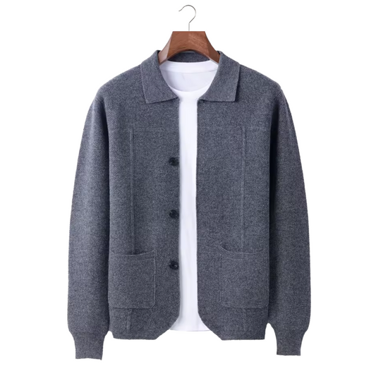 CASHMERE BUTTON OVERSHIRT