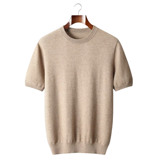 CASHMERE CLASSIC CREWNECK T-SHIRT