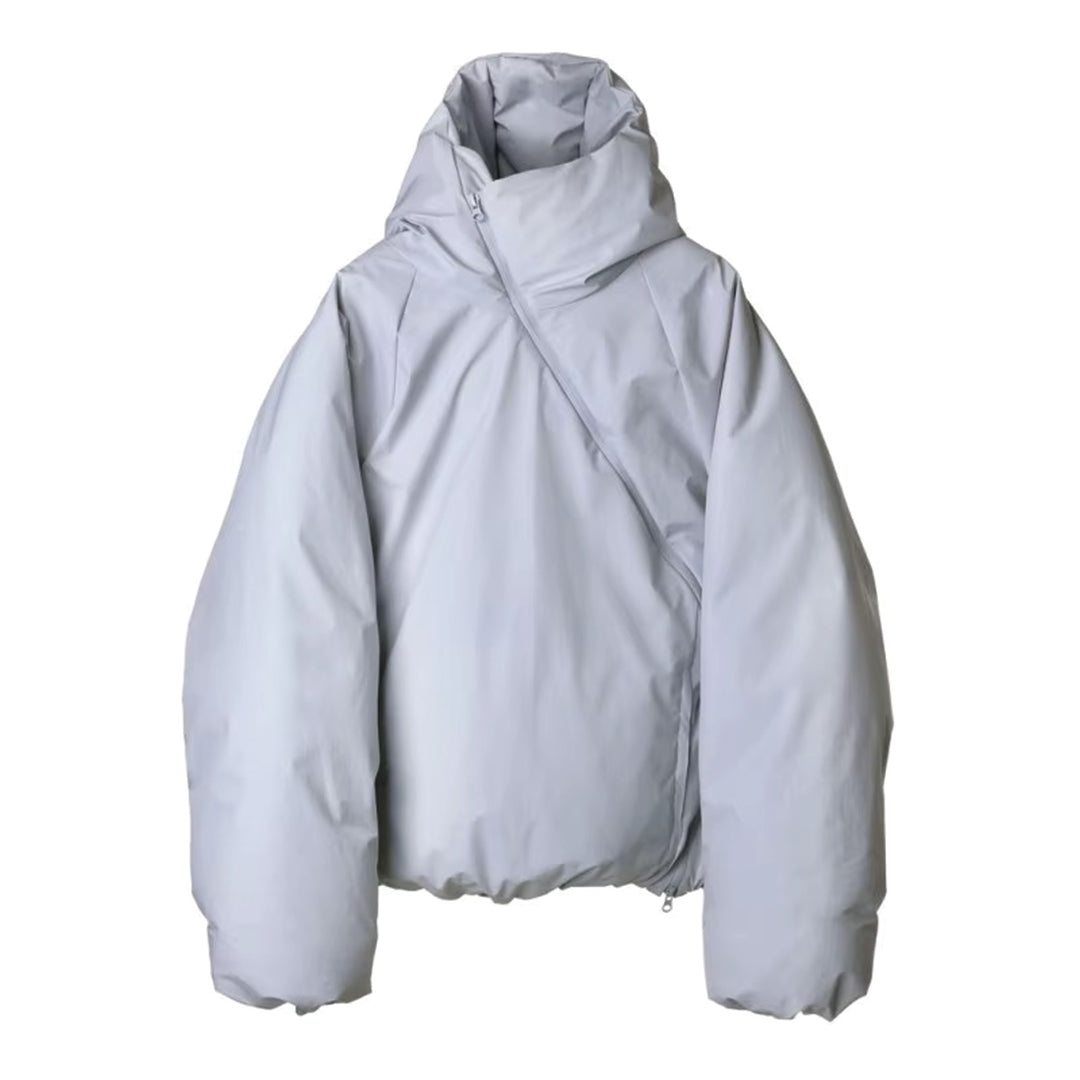 ASYMMETRIC PUFFER COAT