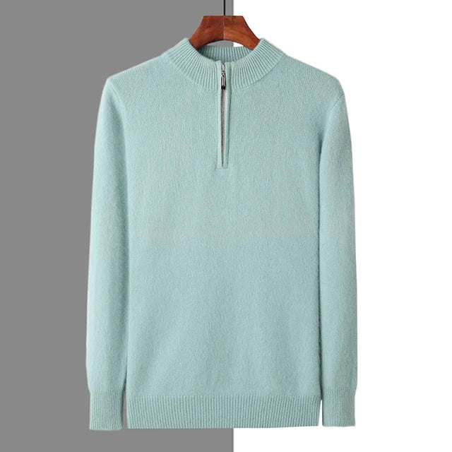 CASHMERE ZIP UP