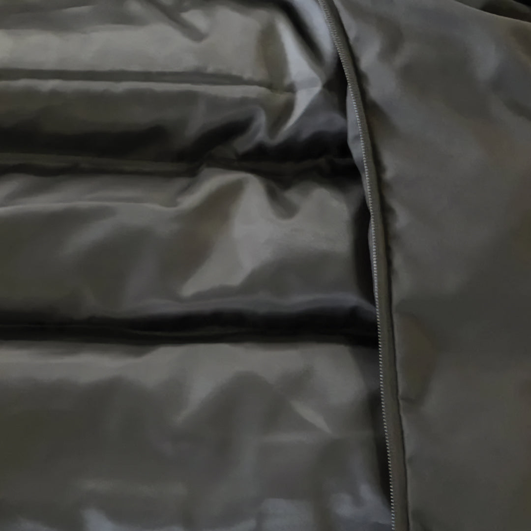 ASYMMETRIC PUFFER COAT