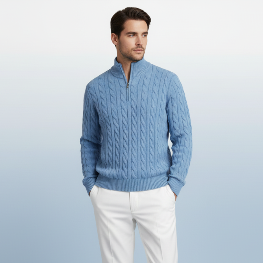 CONSTANCE - HALF ZIP SWEATER