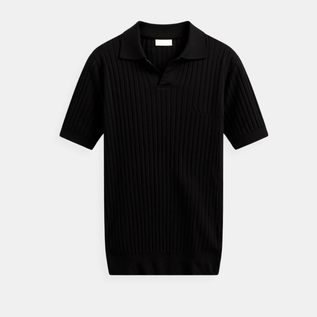 PISA - RIBBED COTTON POLO