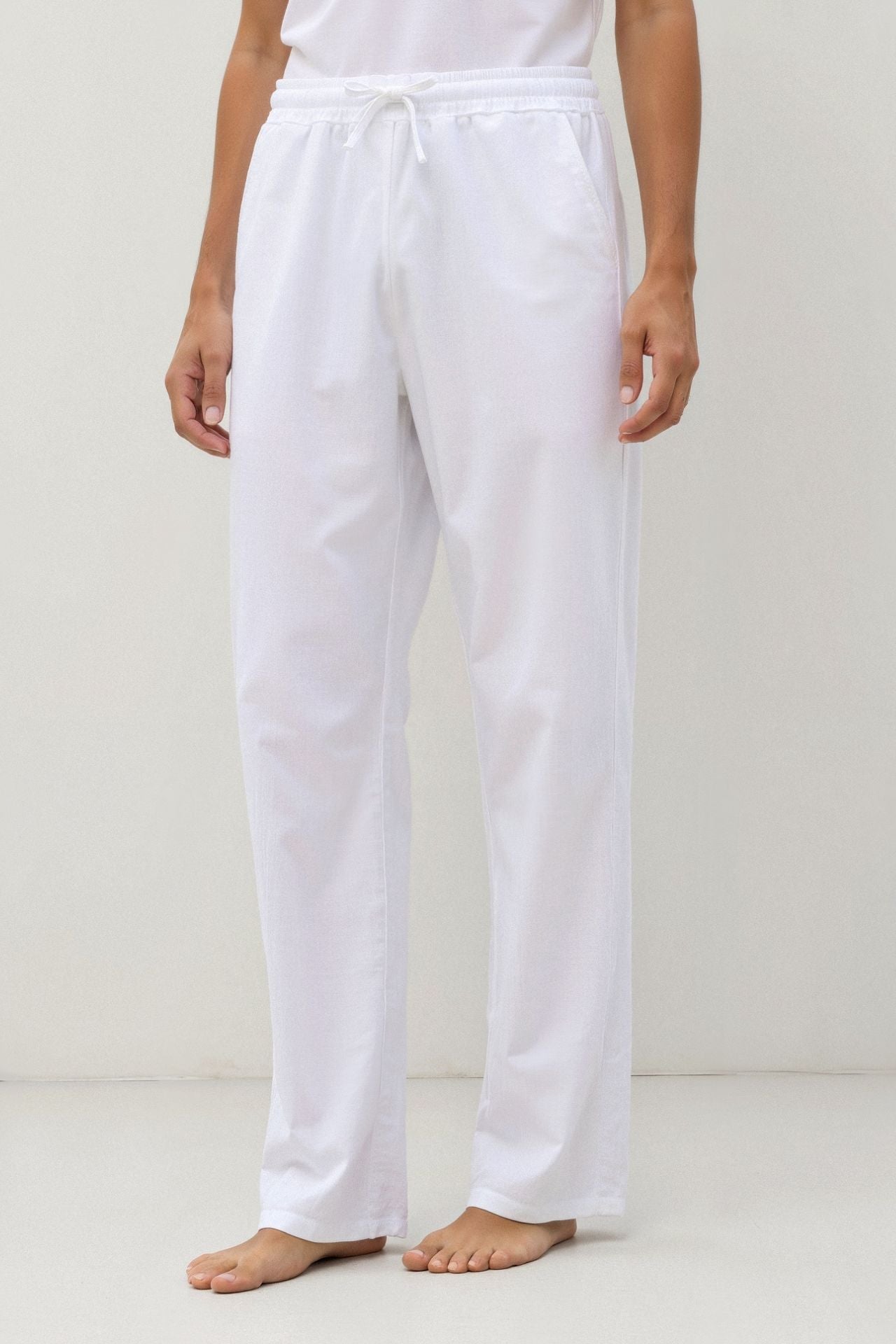 COTTON DRAWSTRING PANTS