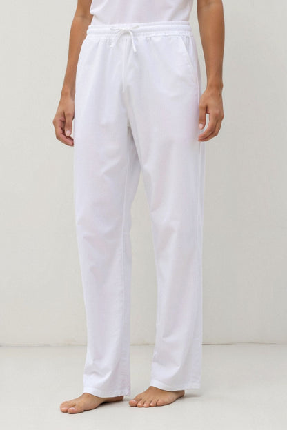COTTON DRAWSTRING PANTS