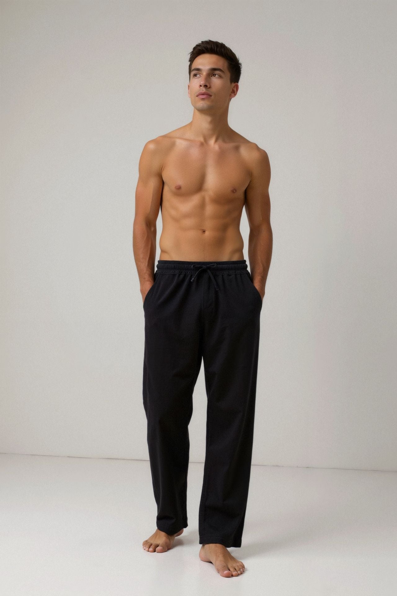 COTTON DRAWSTRING PANTS