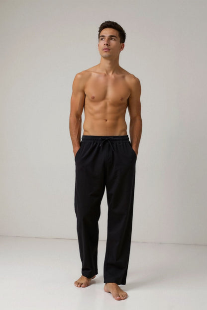 COTTON DRAWSTRING PANTS