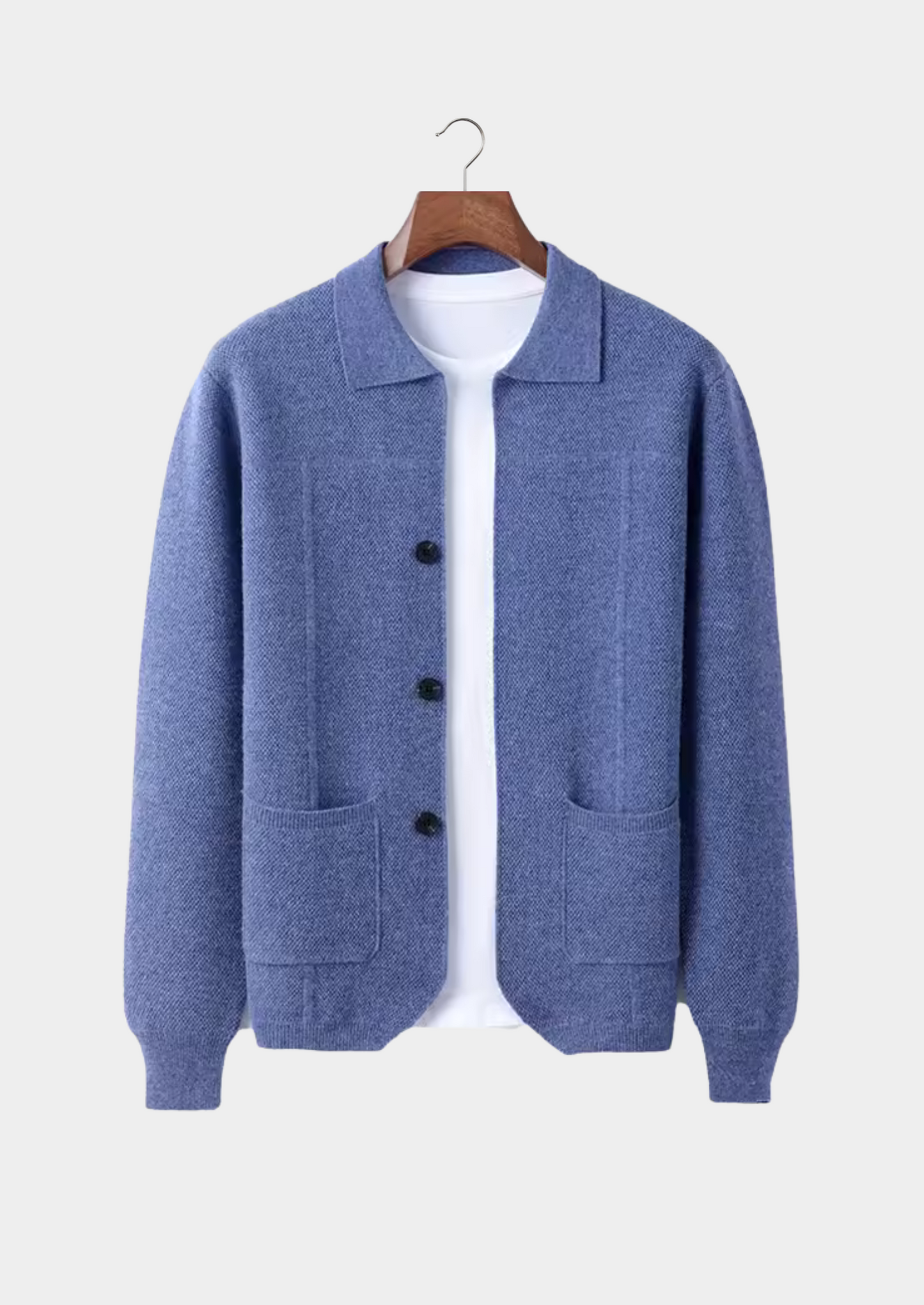 CASHMERE BUTTON OVERSHIRT