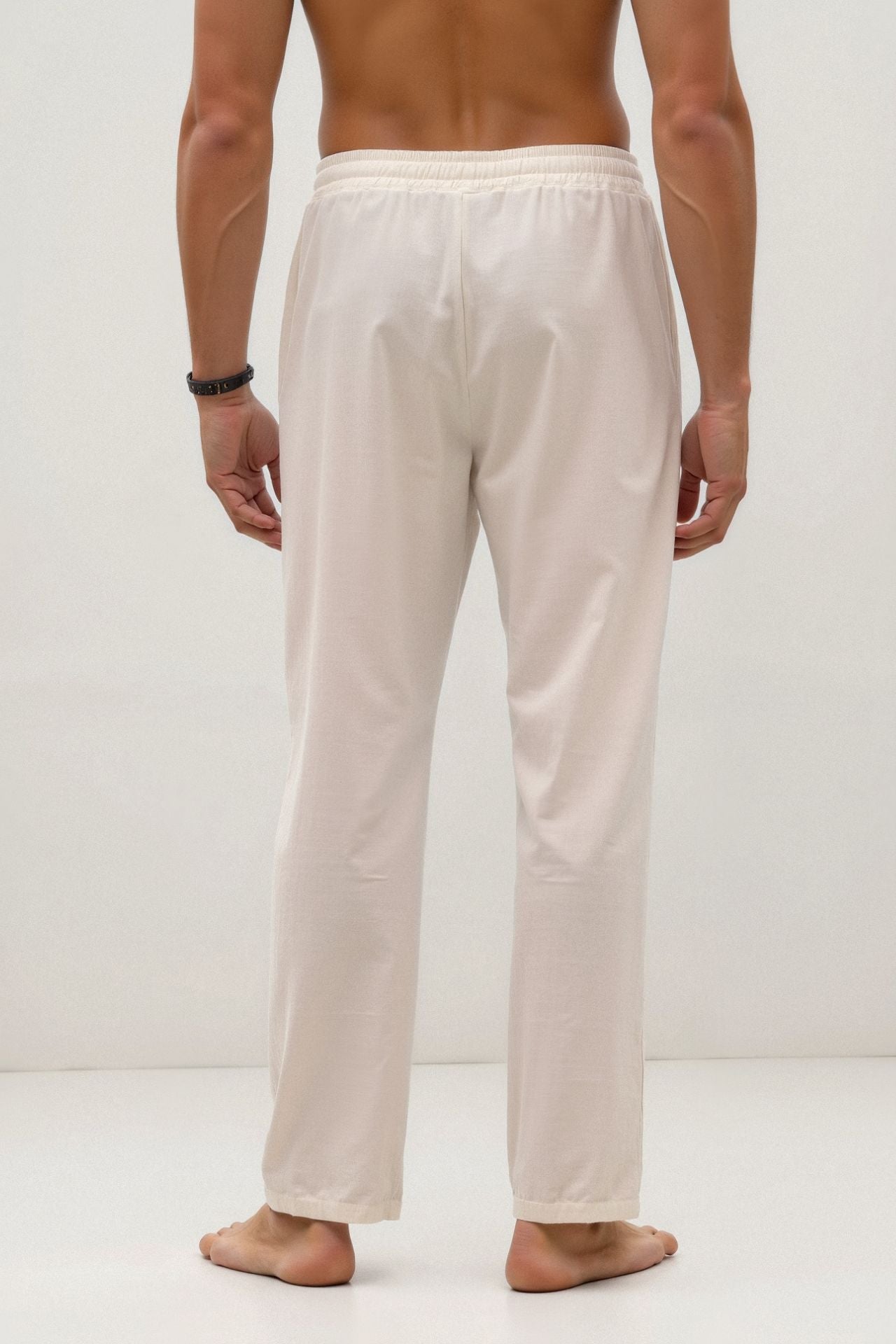 COTTON DRAWSTRING PANTS