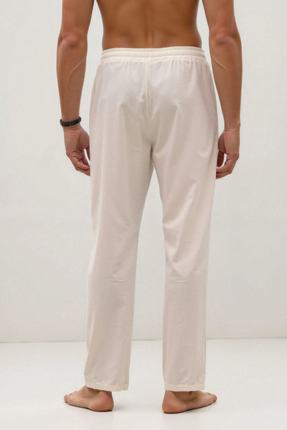 COTTON DRAWSTRING PANTS