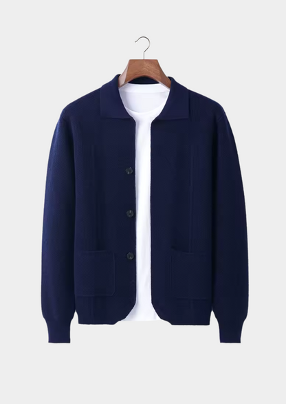 CASHMERE BUTTON OVERSHIRT