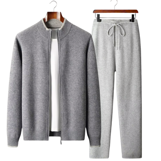 MERINO WOOL TWO TONE TRACKSUIT