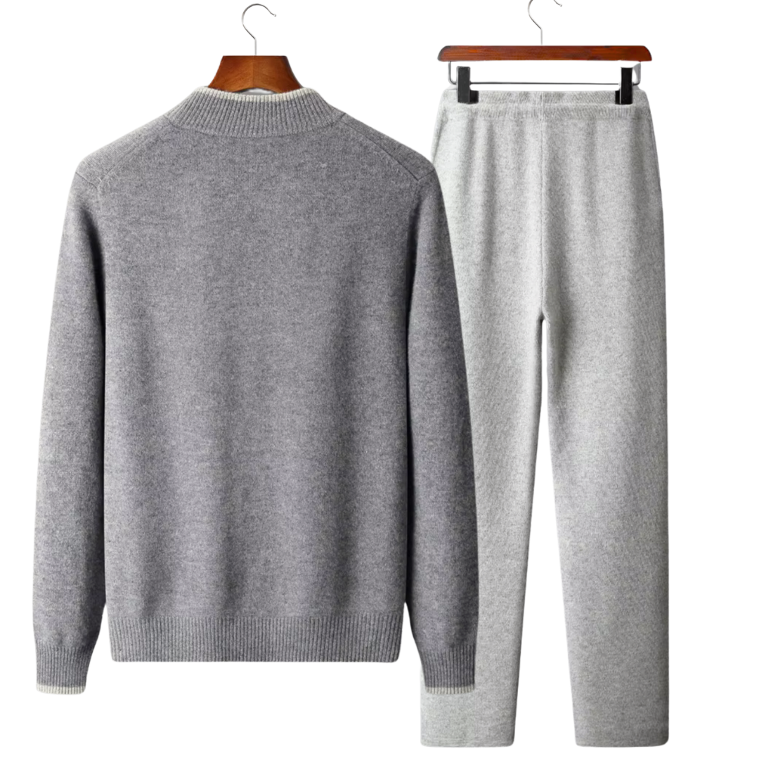 MERINO WOOL TWO TONE TRACKSUIT