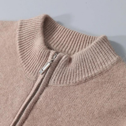 CASHMERE ZIP UP