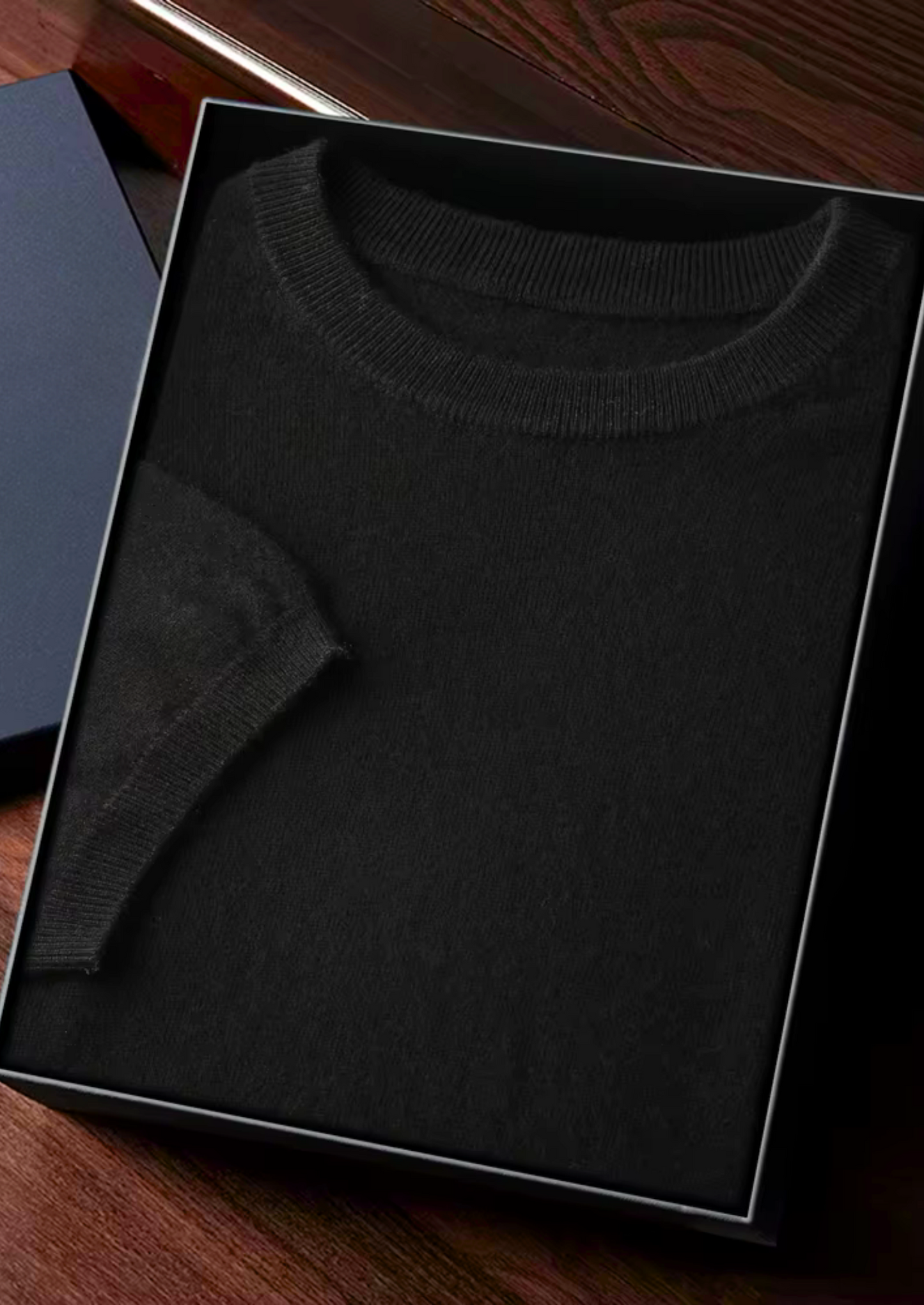 CASHMERE CLASSIC CREWNECK T-SHIRT