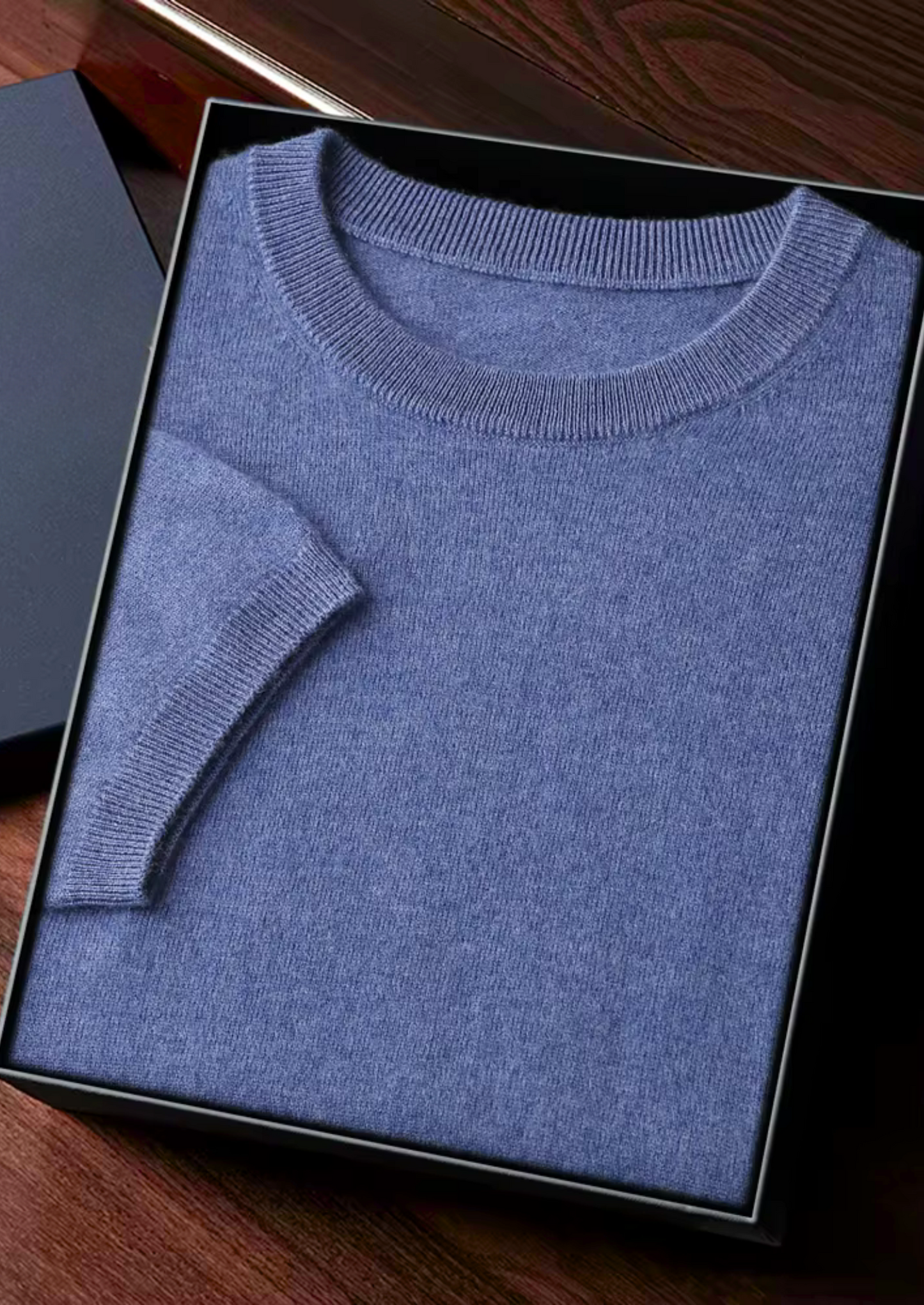CASHMERE CLASSIC CREWNECK T-SHIRT
