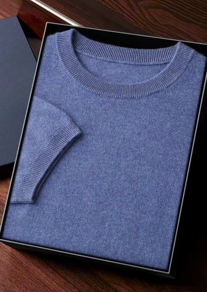 CASHMERE CLASSIC CREWNECK T-SHIRT