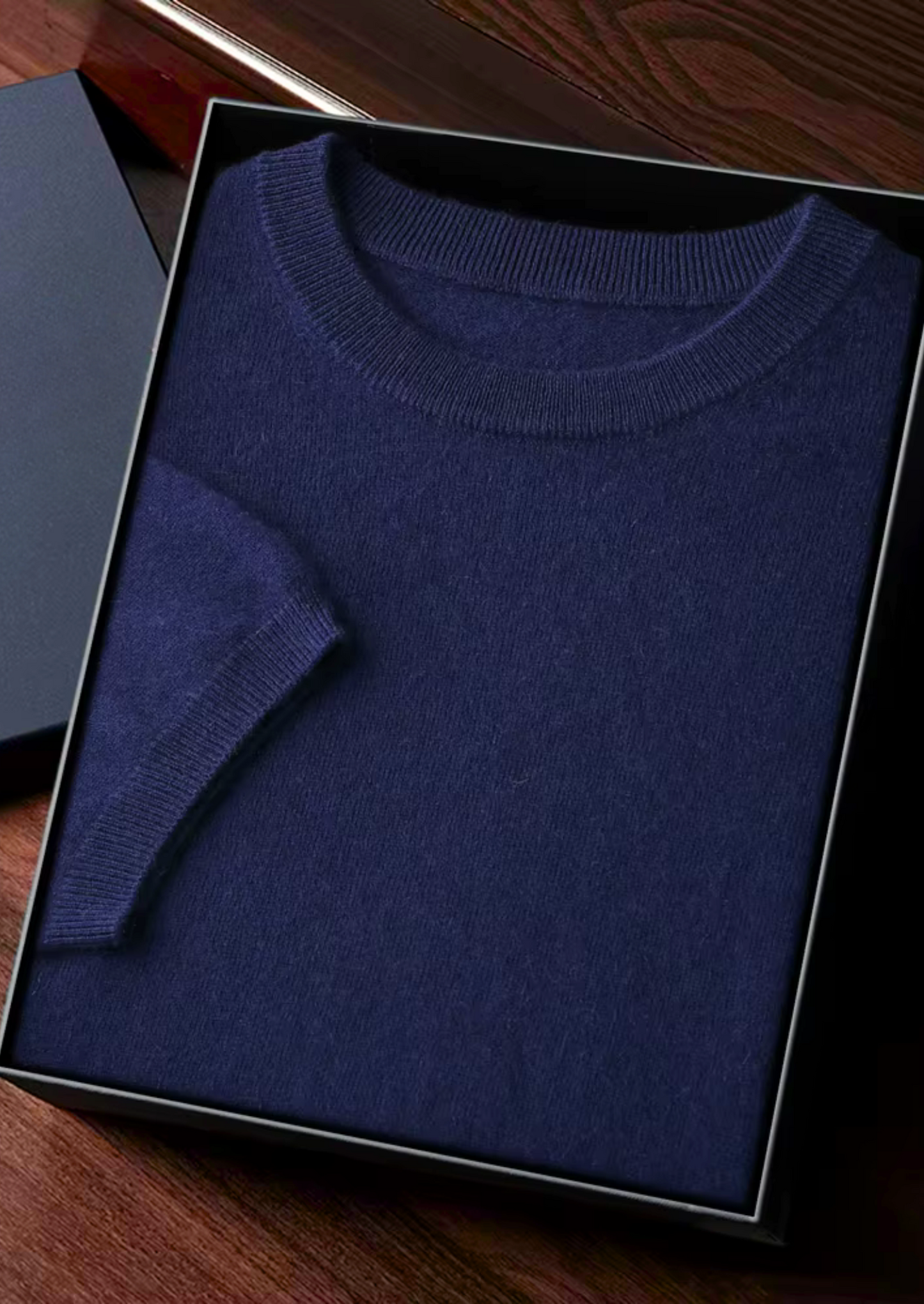 CASHMERE CLASSIC CREWNECK T-SHIRT
