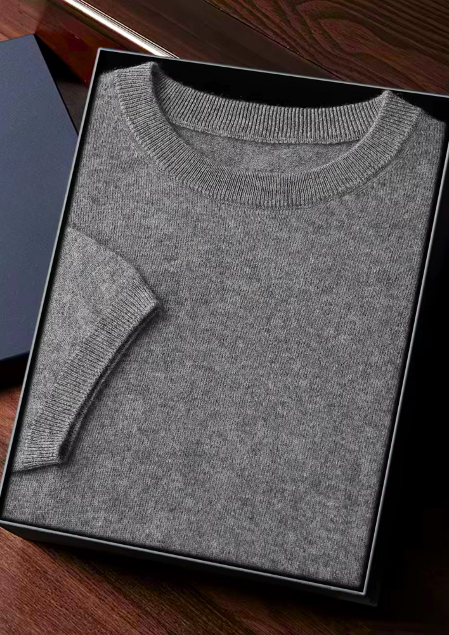 CASHMERE CLASSIC CREWNECK T-SHIRT