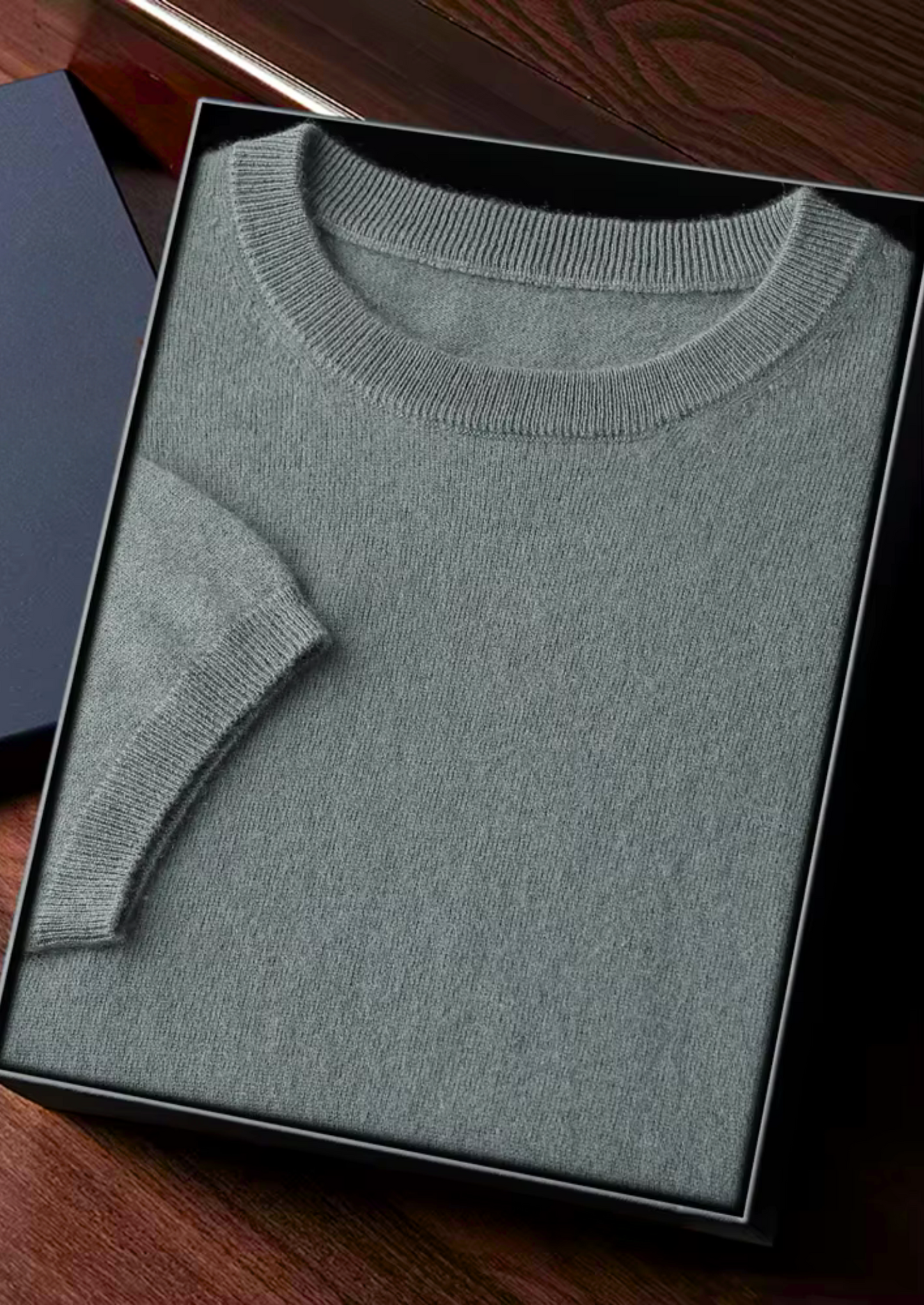 CASHMERE CLASSIC CREWNECK T-SHIRT