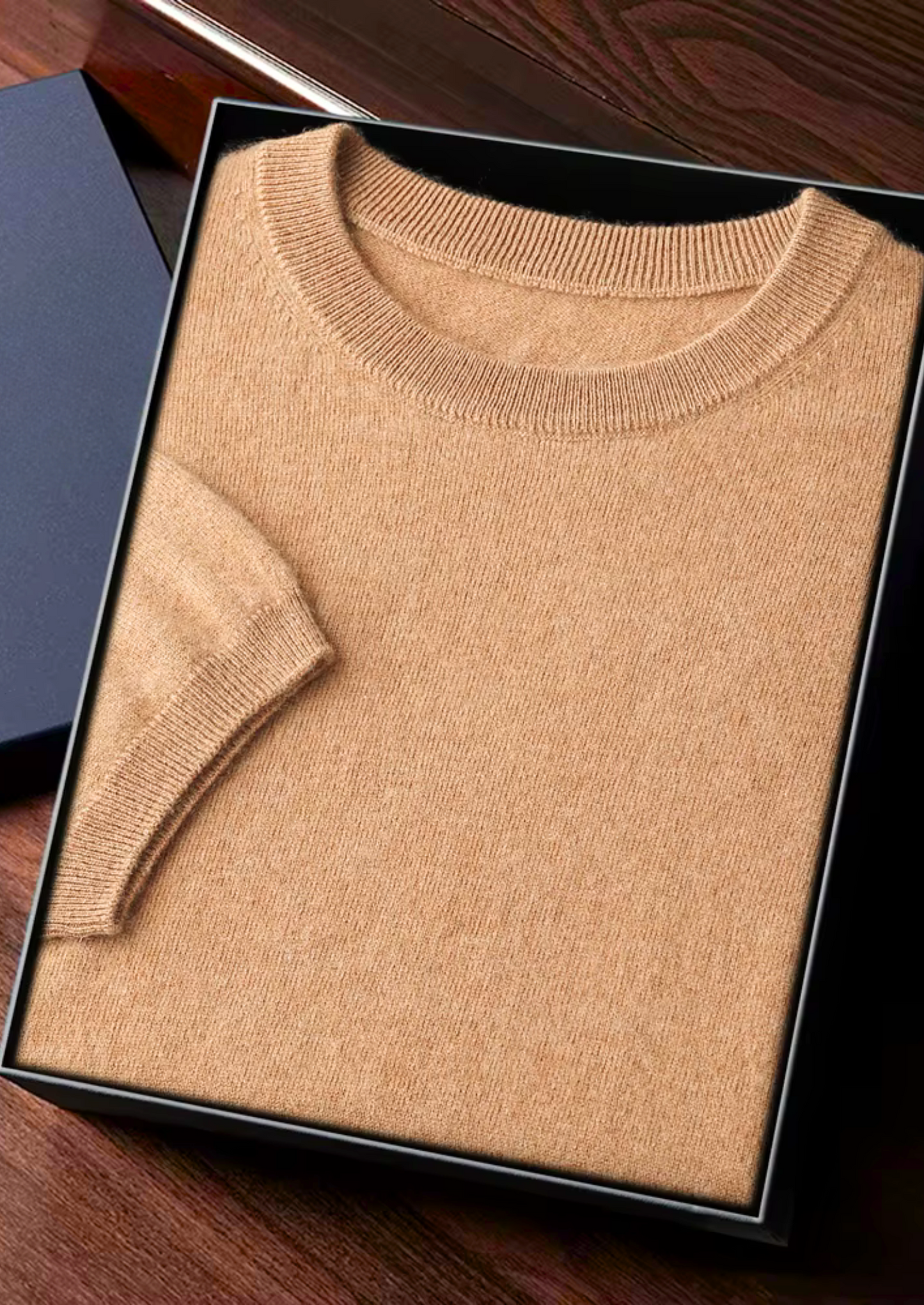 CASHMERE CLASSIC CREWNECK T-SHIRT