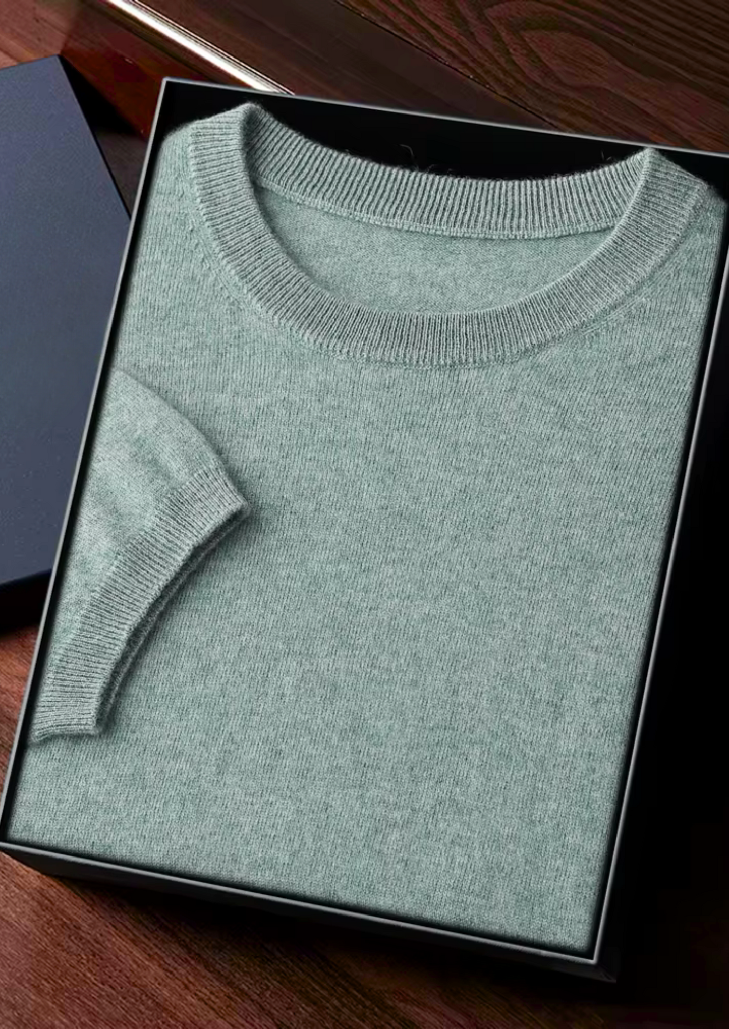 CASHMERE CLASSIC CREWNECK T-SHIRT