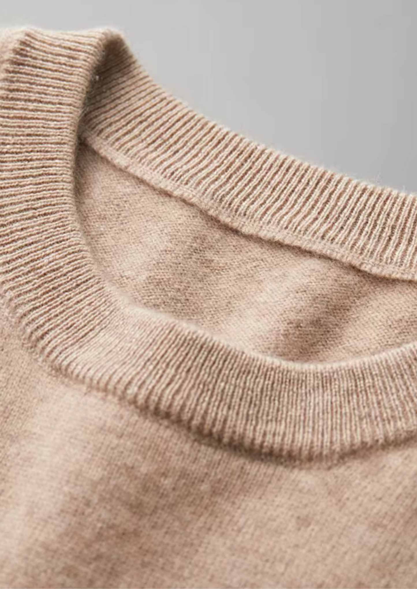 CASHMERE CLASSIC CREWNECK T-SHIRT