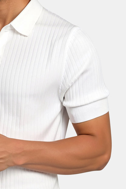 PISA - RIBBED COTTON POLO