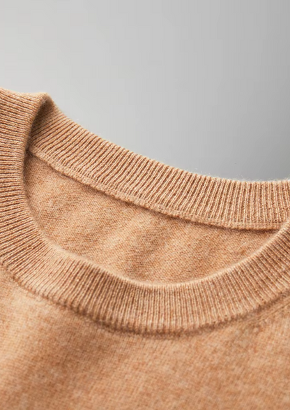 CASHMERE CLASSIC CREWNECK T-SHIRT