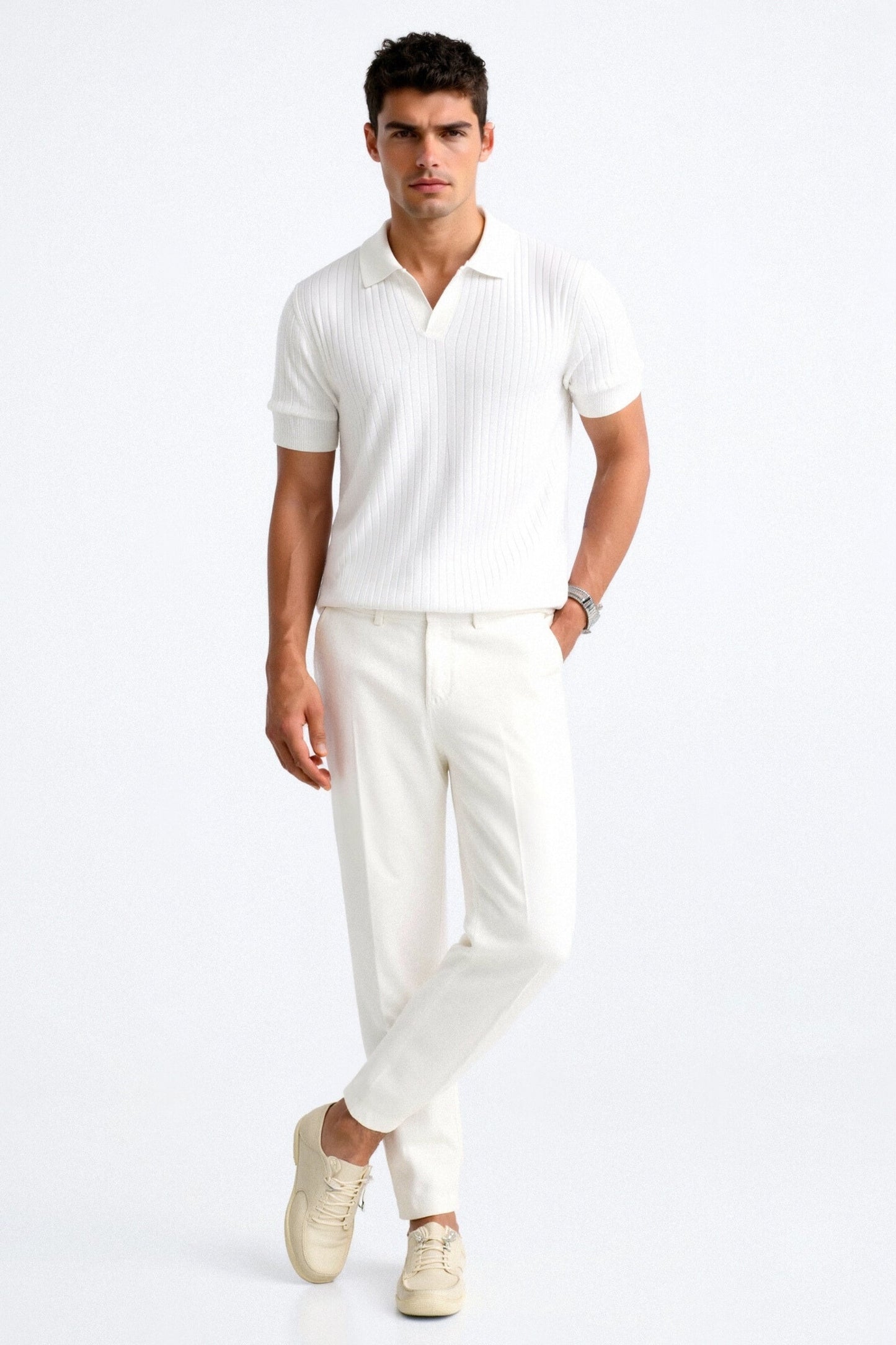 PISA - RIBBED COTTON POLO