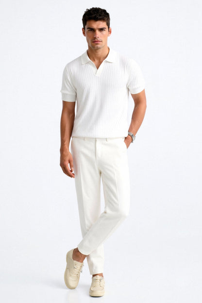 PISA - RIBBED COTTON POLO