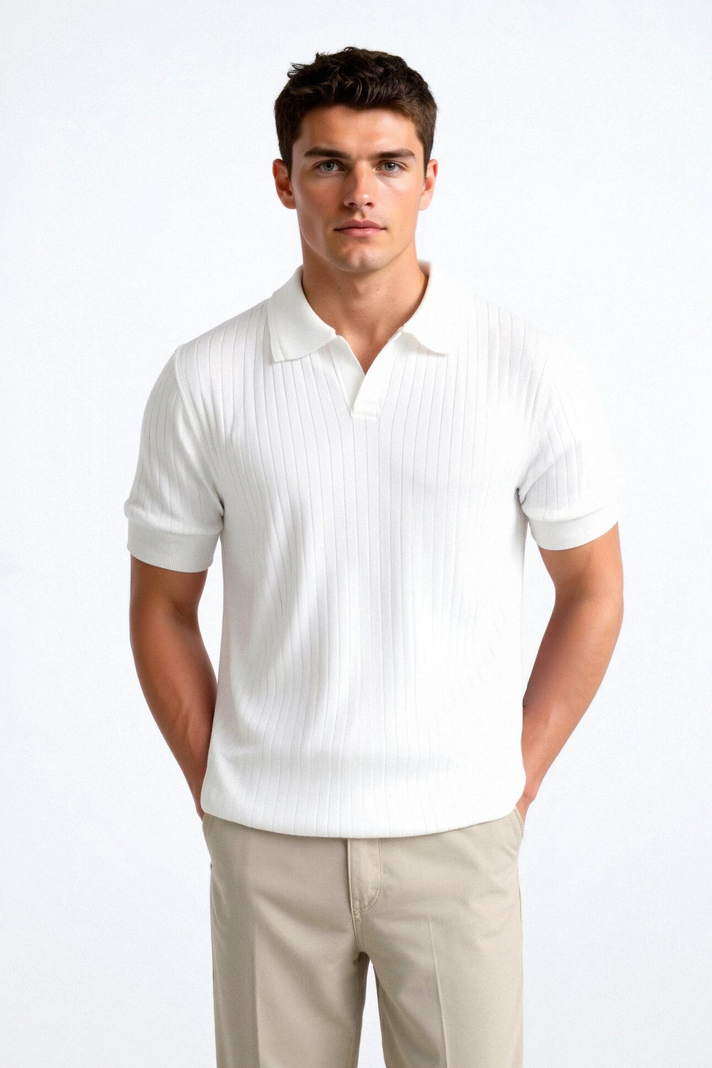 PISA - RIBBED COTTON POLO