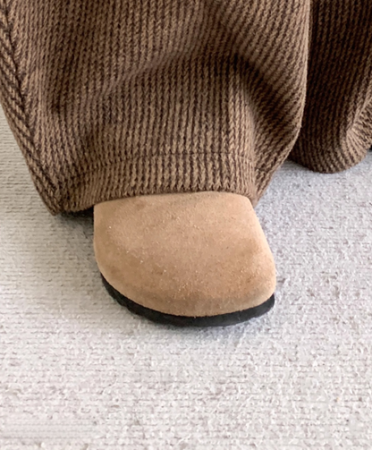 CORDUROY KNIT WAIST LOUNGE PANTS