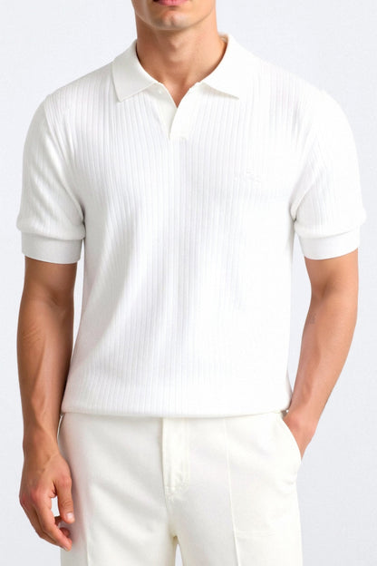 PISA - RIBBED COTTON POLO