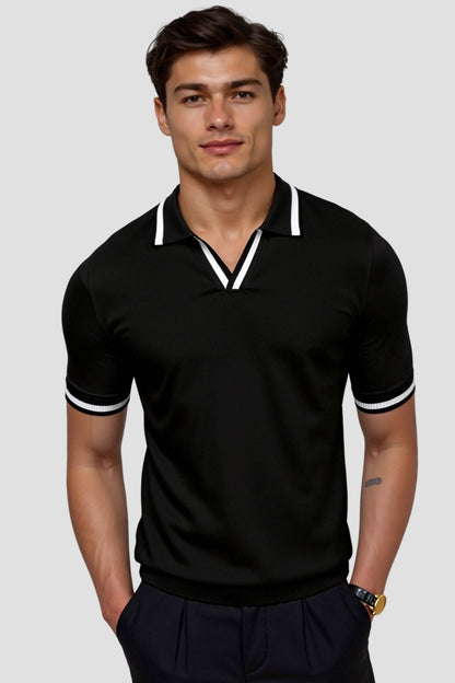 AVEREI CONTRAST SLIM FITTED POLO