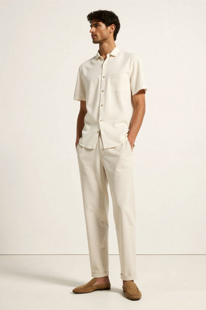 LINEN LOOSE PANTS (REGULAR FIT)