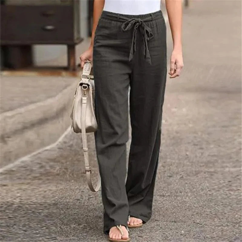 Linen Form Pants