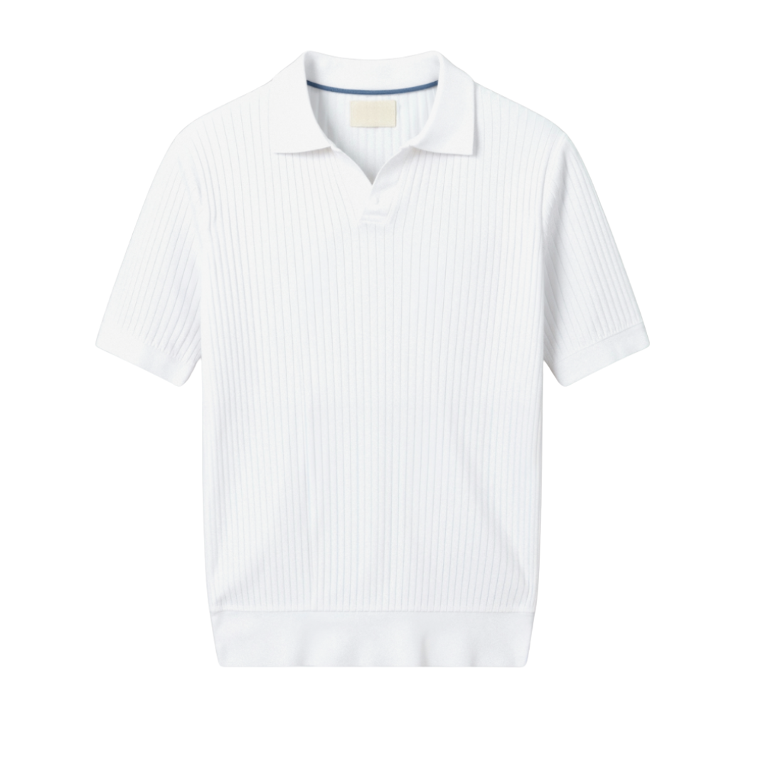 PISA - RIBBED COTTON POLO