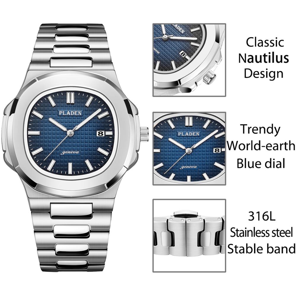 PLADEN STAINLESS STEEL WATCH