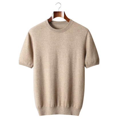 CASHMERE CLASSIC CREWNECK T-SHIRT