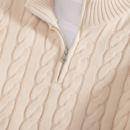 CONSTANCE - HALF ZIP SWEATER