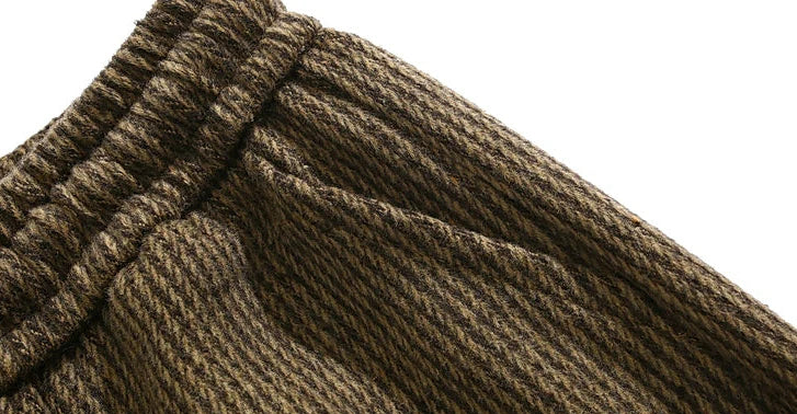 CORDUROY KNIT WAIST LOUNGE PANTS