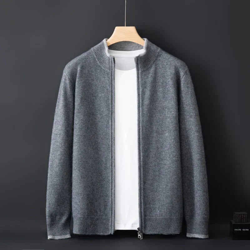 RIKU CASHMERE ZIP JACKET