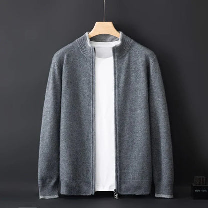 RIKU CASHMERE ZIP JACKET