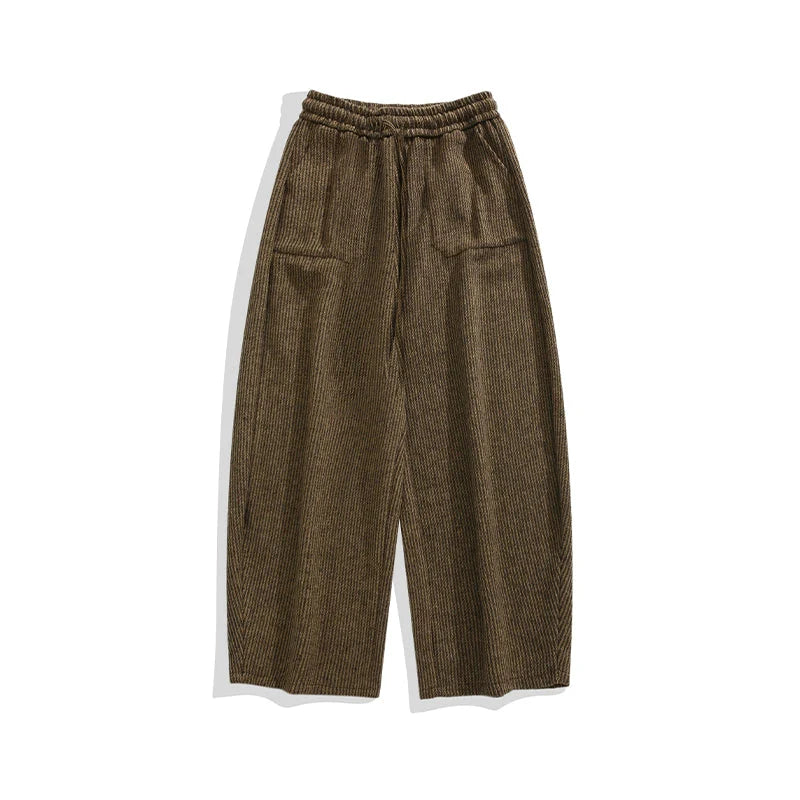 CORDUROY KNIT WAIST LOUNGE PANTS
